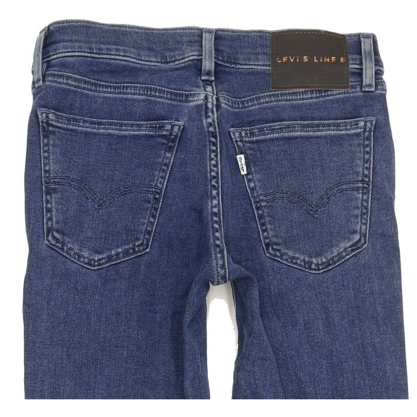Levi's Line 8 Men Blue Skinny Slim Stretch Jeans W25 L30