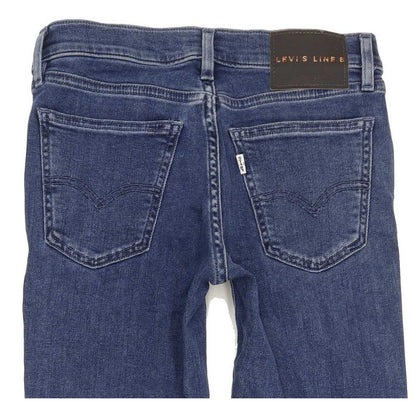 Levi's Line 8 Men Blue Skinny Slim Stretch Jeans W25 L30