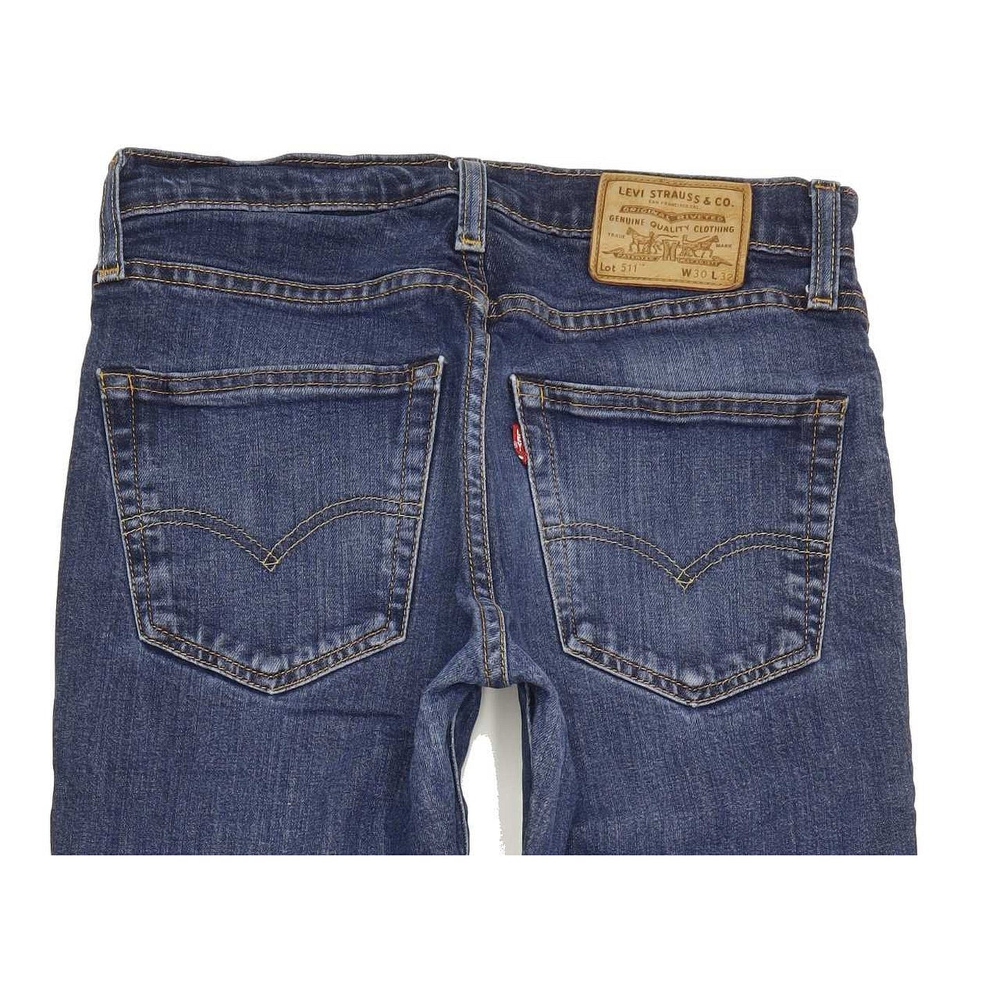 Levi's 511 Men Blue Straight Slim Jeans W30 L31