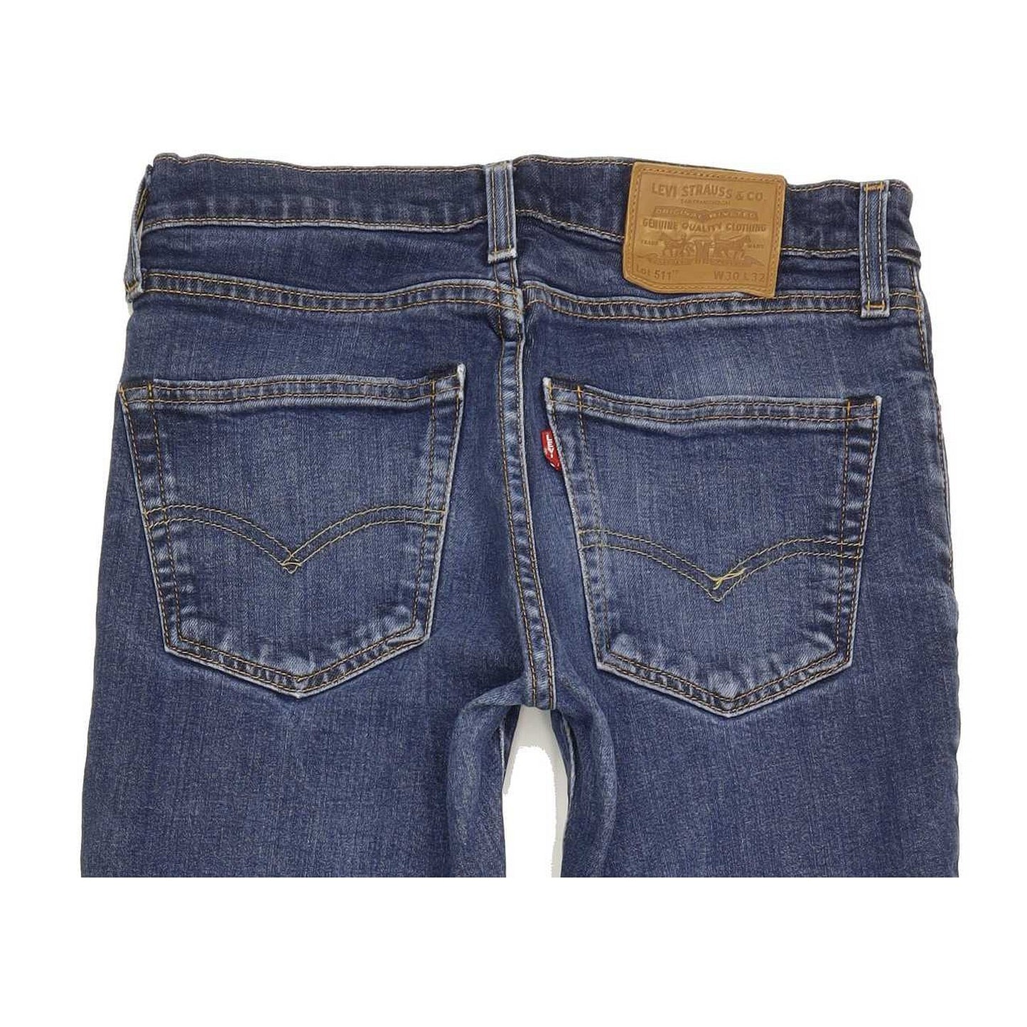 Levi's 511 Men Blue Straight Slim Jeans W30 L31