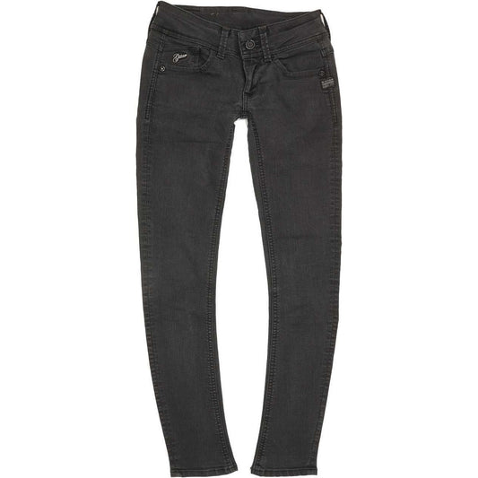 G-Star Lynn Women Charcoal Skinny Slim Stretch Jeans W25 L29