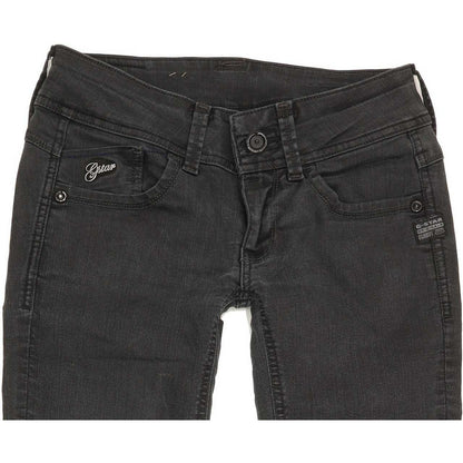 G-Star Lynn Women Charcoal Skinny Slim Stretch Jeans W25 L29