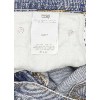 Levi's 550 Men Blue Straight Relaxed Jeans W36 L33