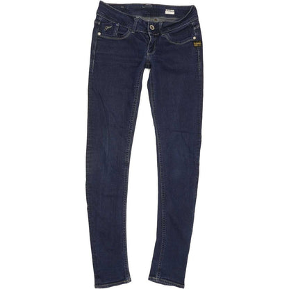 G-Star Lynn Women Blue Skinny Slim Stretch Jeans W29 L32