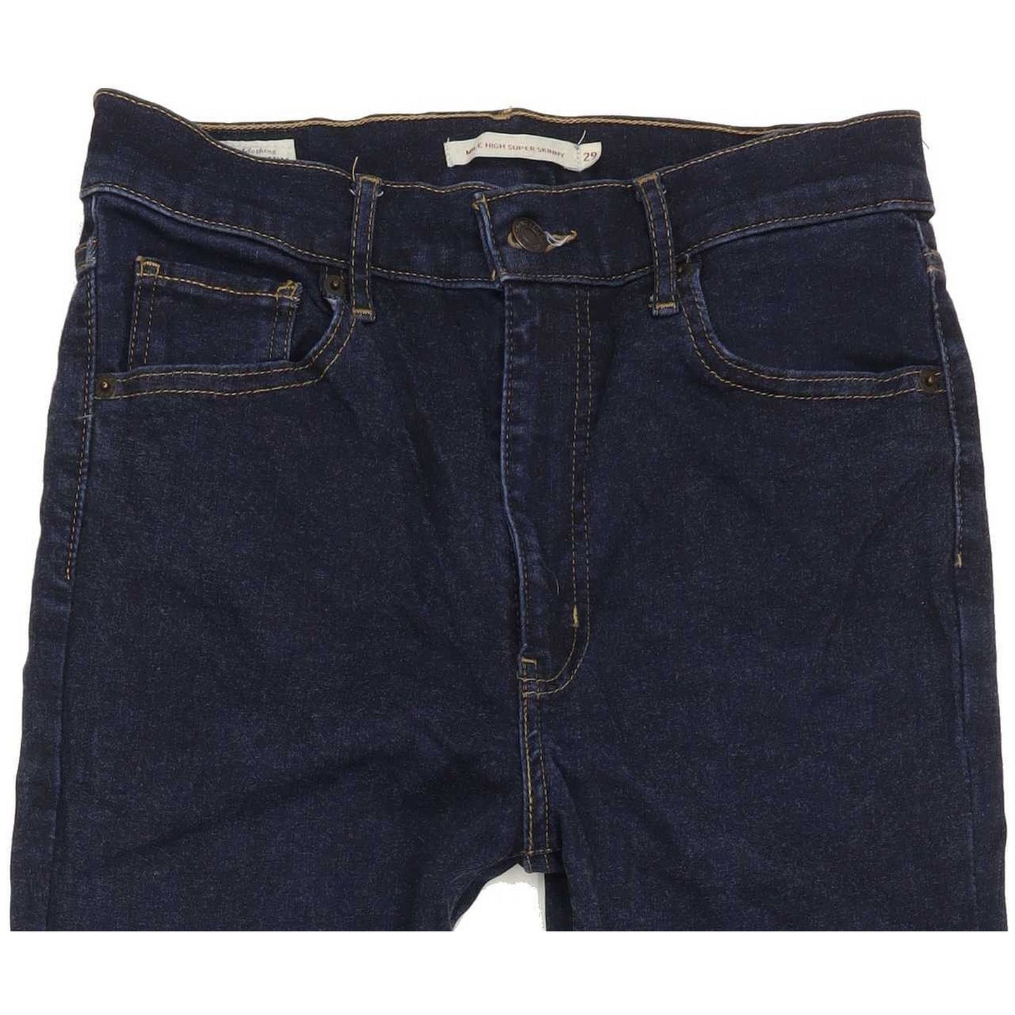 Levi's Mile High Rise Blue Skinny Stretch Jeans High Waisted W29 L31