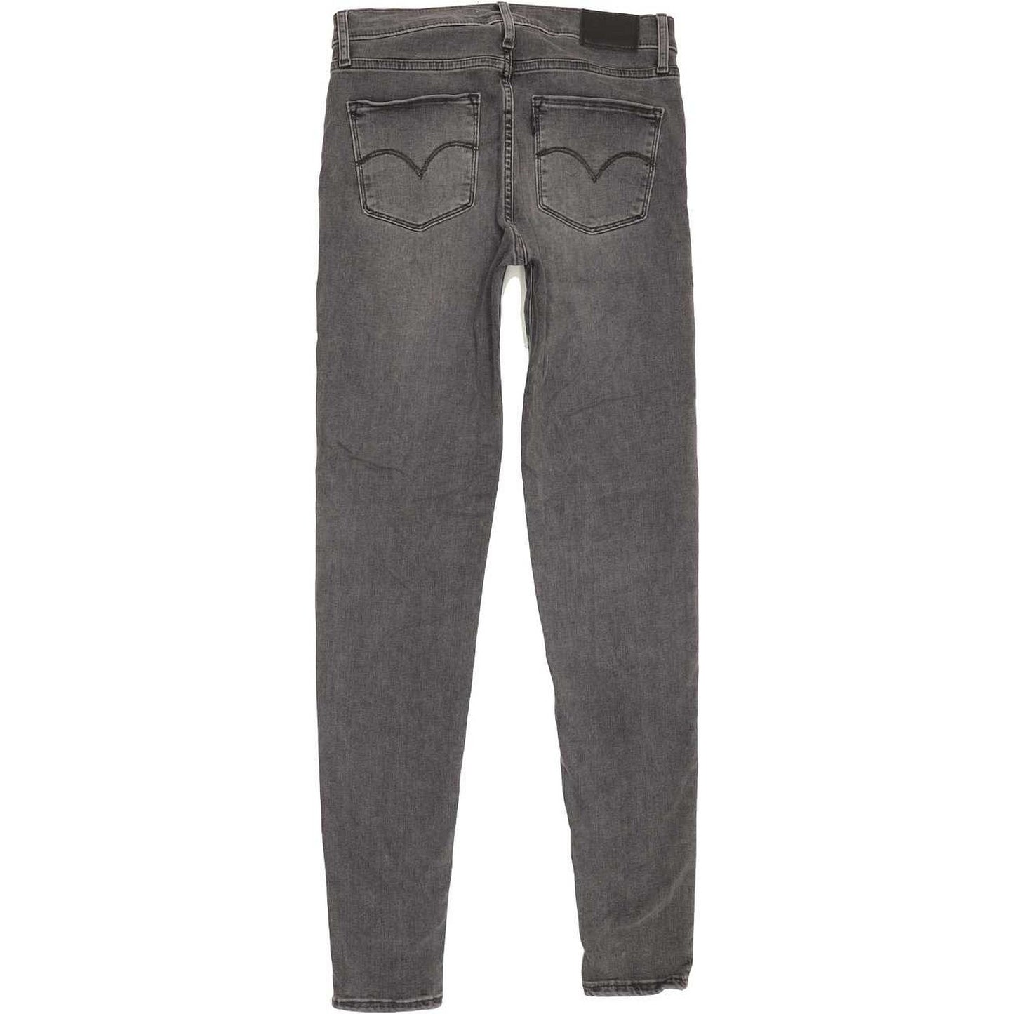 Levi's 720 High Rise Women Charcoal Skinny Stretch Jeans W28 L31