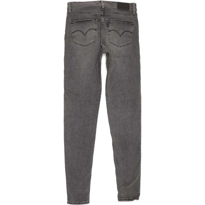 Levi's 720 High Rise Women Charcoal Skinny Stretch Jeans W28 L31
