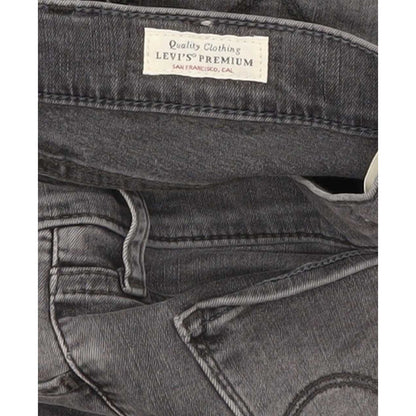 Levi's 720 High Rise Women Charcoal Skinny Stretch Jeans W28 L31