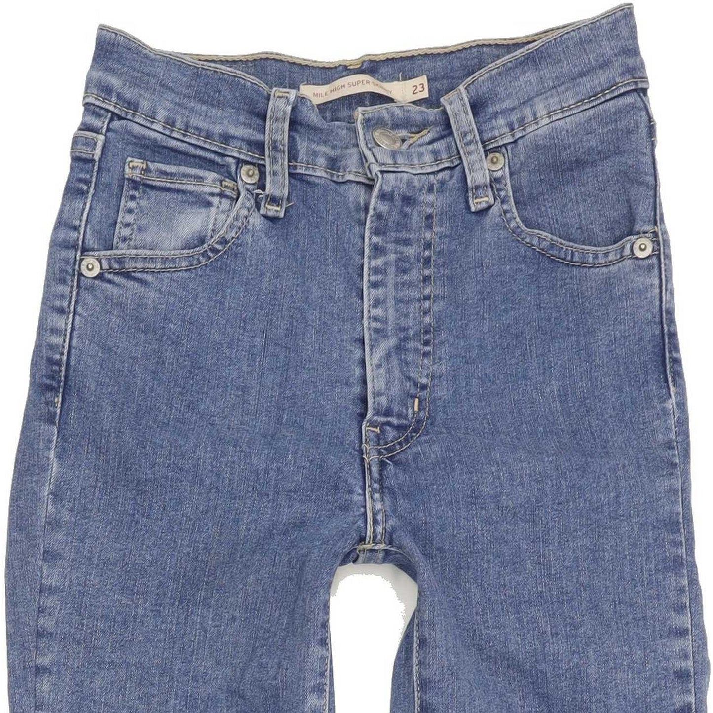 Levi's Mile High Rise Women Blue Skinny Stretch Jeans W23 L30