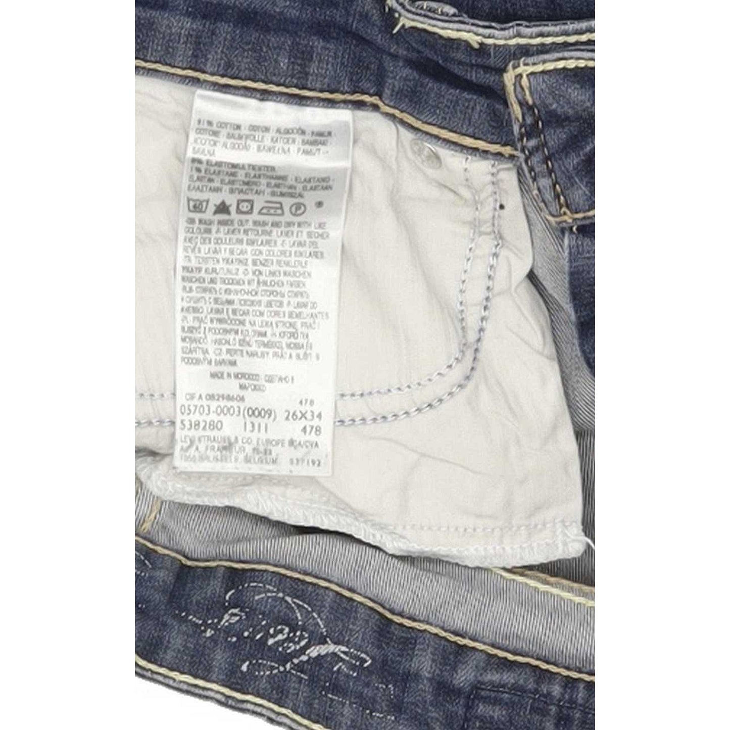 Levi's Demi Curve Women Blue Skinny Slim Stretch Jeans W26 L31