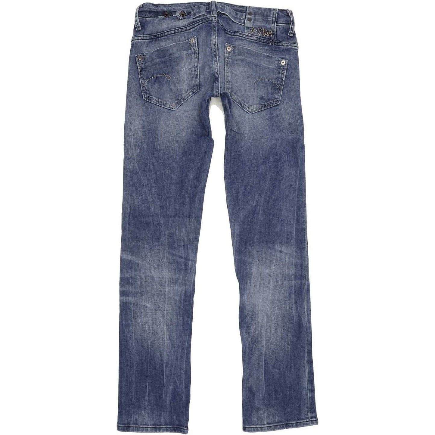 G-Star Midge Women Blue Straight Slim Stretch Jeans W27 L31