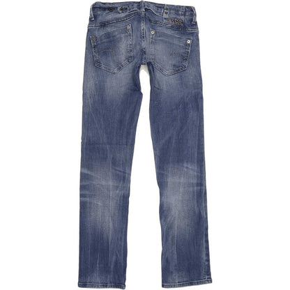 G-Star Midge Women Blue Straight Slim Stretch Jeans W27 L31