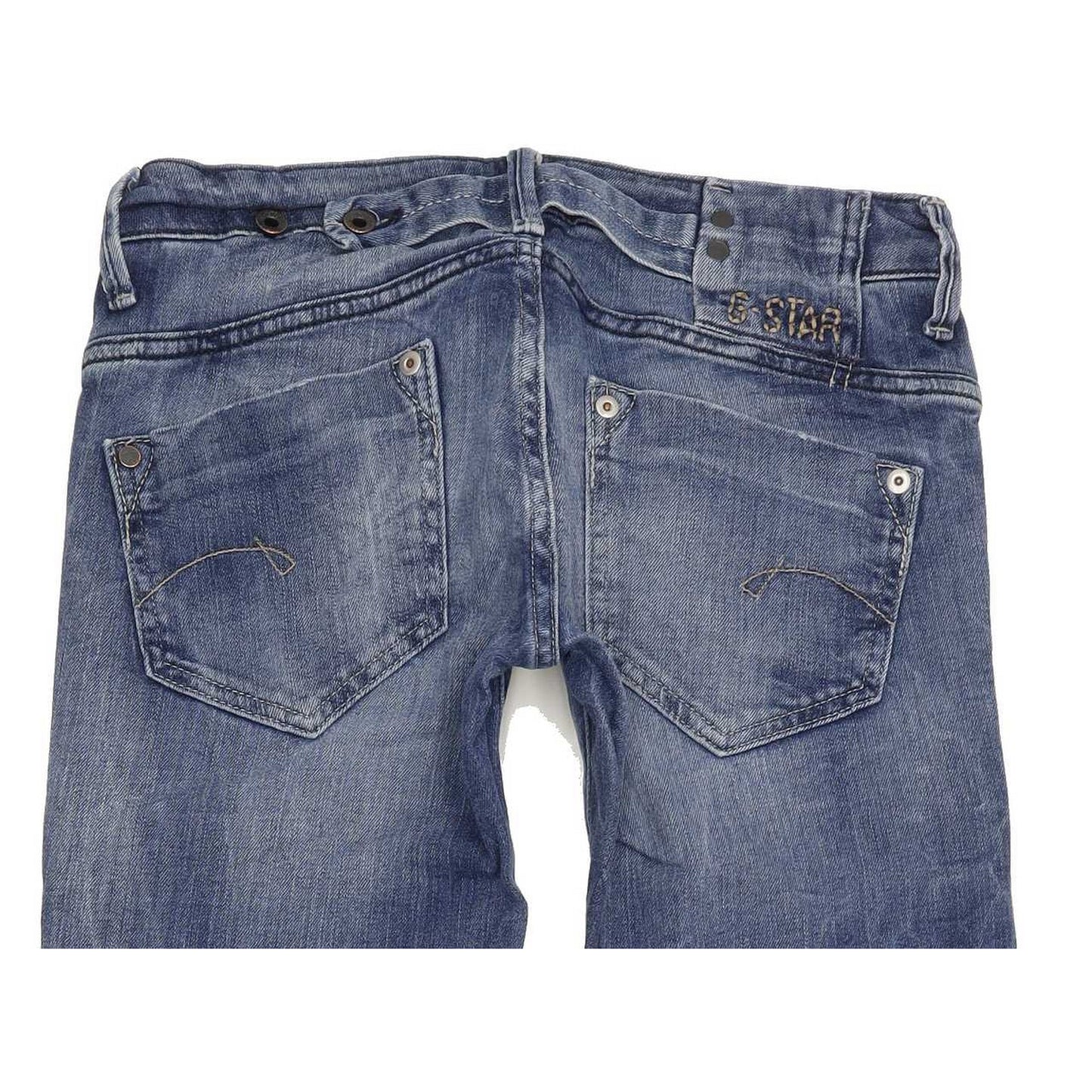 G-Star Midge Women Blue Straight Slim Stretch Jeans W27 L31