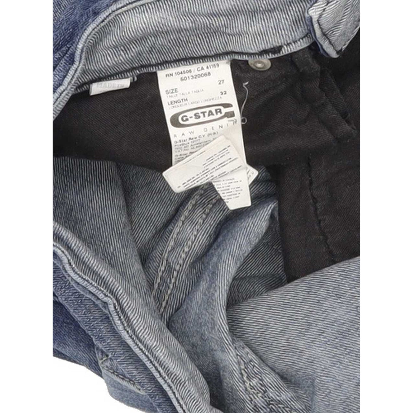 G-Star Midge Women Blue Straight Slim Stretch Jeans W27 L31