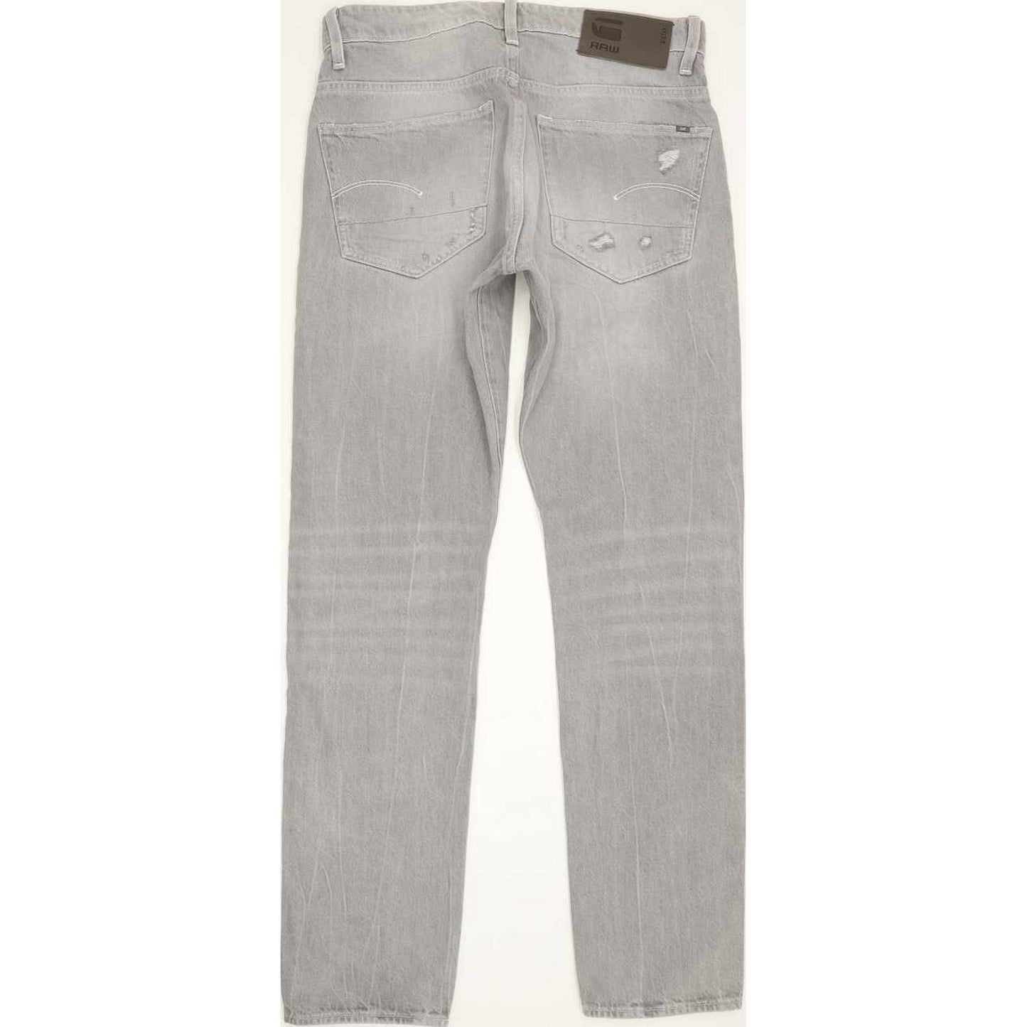 G-Star 3301 Men Grey Straight Regular Jeans W30 L31