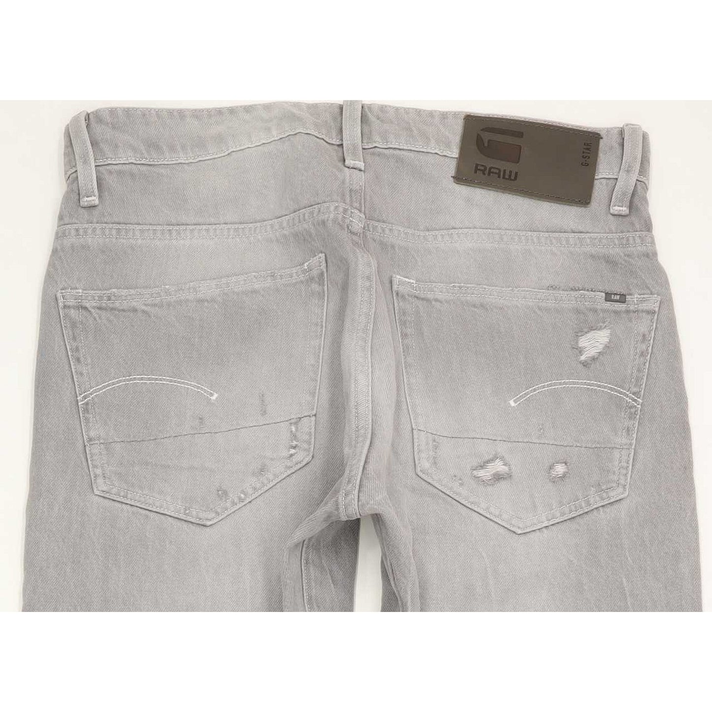 G-Star 3301 Men Grey Straight Regular Jeans W30 L31