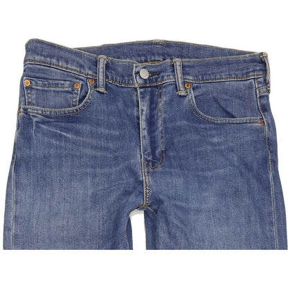 Levi's 512 Men Blue Tapered Slim Stretch Jeans W32 L33