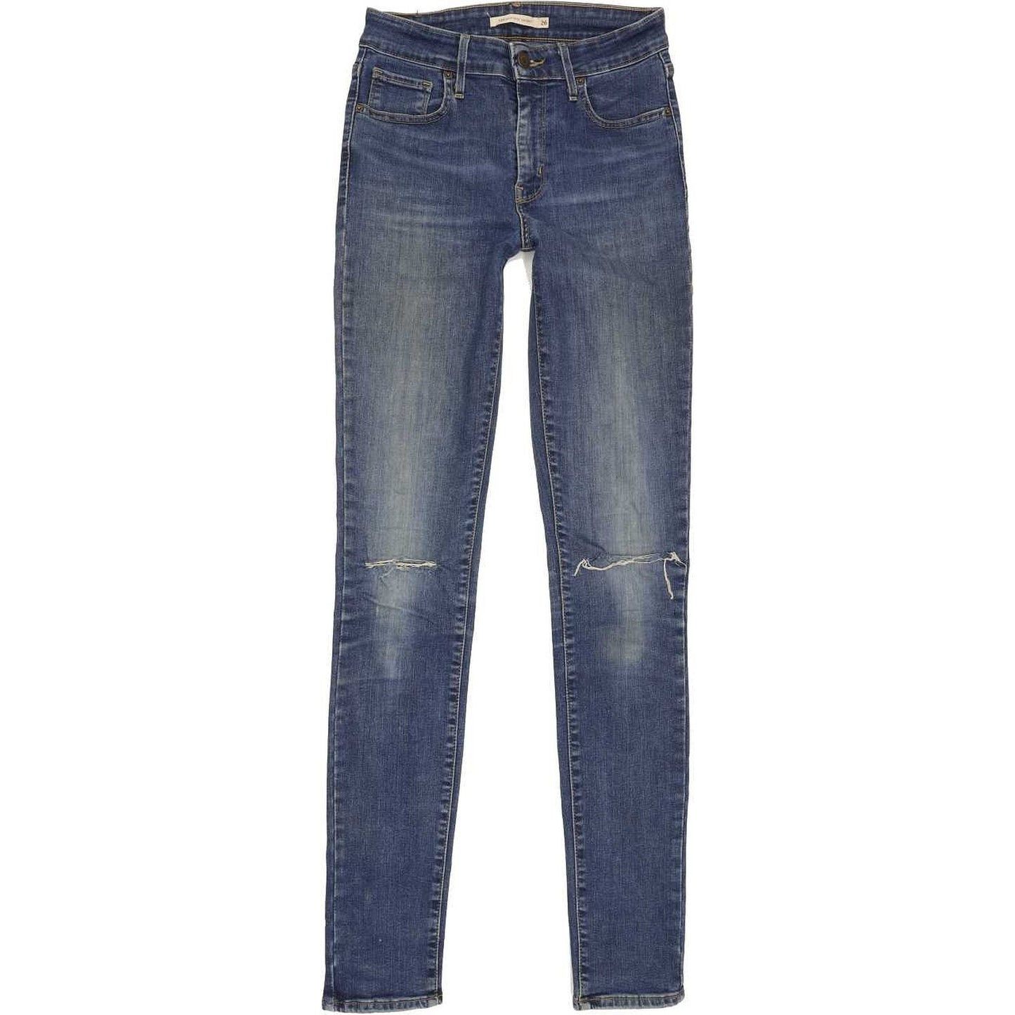 Levi's 721 High Rise Women Blue Skinny Stretch Jeans W26 L32