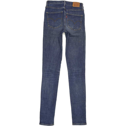 Levi's 721 High Rise Women Blue Skinny Stretch Jeans W26 L32
