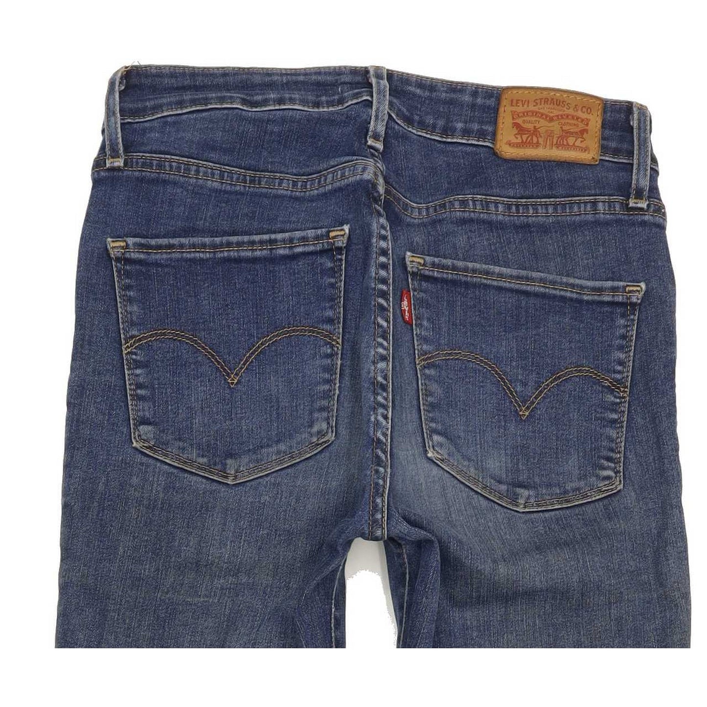 Levi's 721 High Rise Women Blue Skinny Stretch Jeans W26 L32