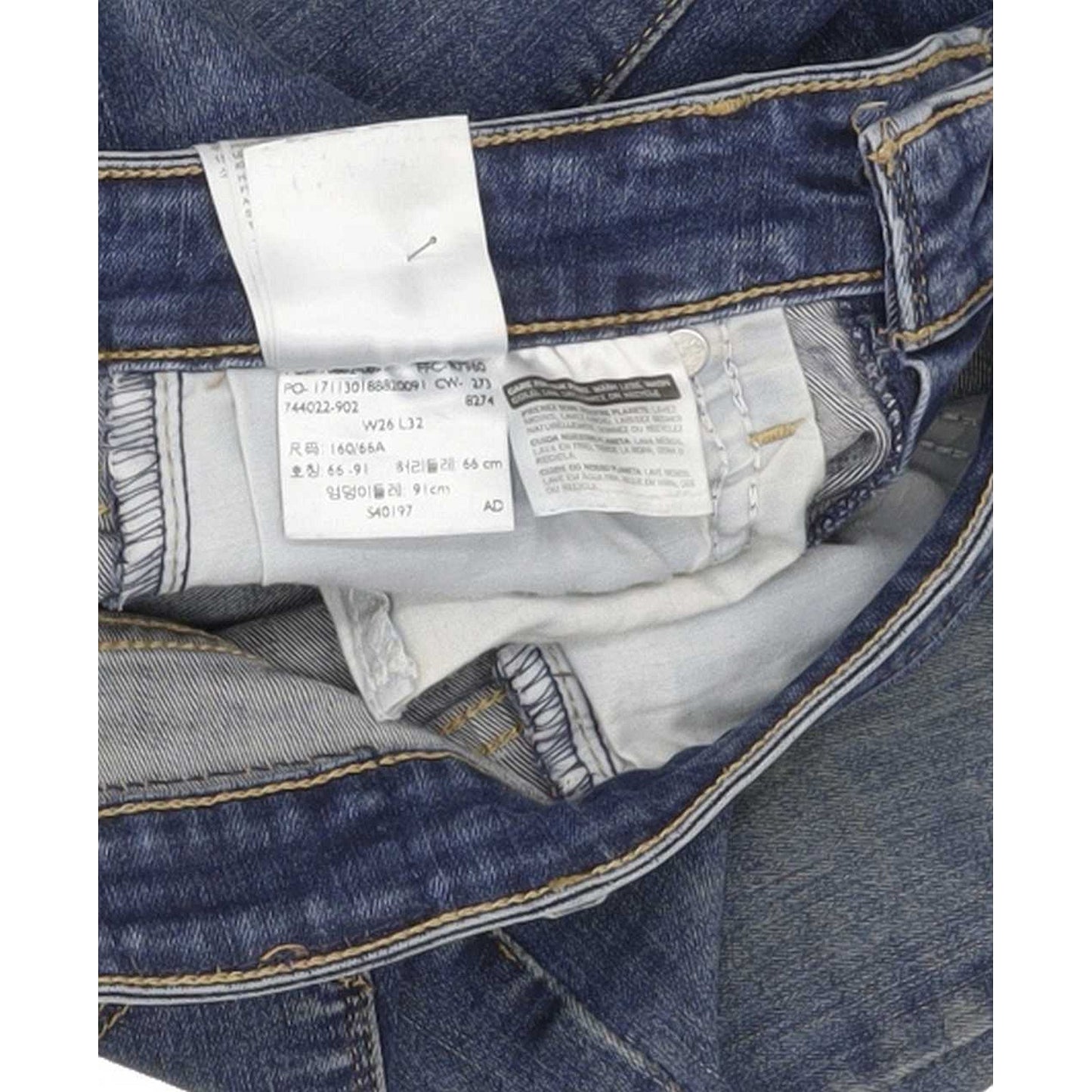 Levi's 721 High Rise Women Blue Skinny Stretch Jeans W26 L32