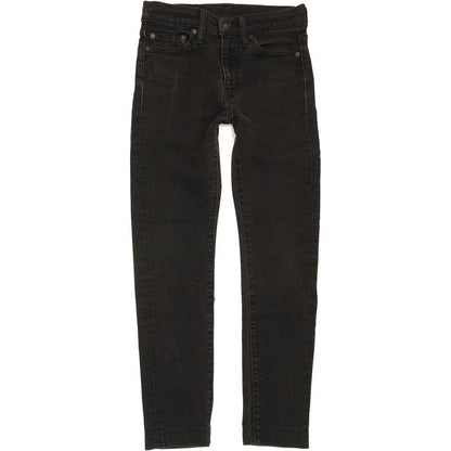 Levi's 510 Men Black Skinny Slim Stretch Jeans W29 L27