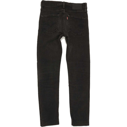 Levi's 510 Men Black Skinny Slim Stretch Jeans W29 L27