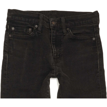 Levi's 510 Men Black Skinny Slim Stretch Jeans W29 L27