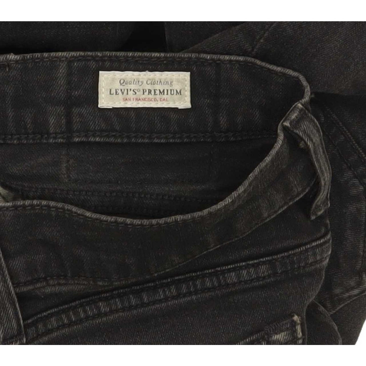 Levi's 510 Men Black Skinny Slim Stretch Jeans W29 L27