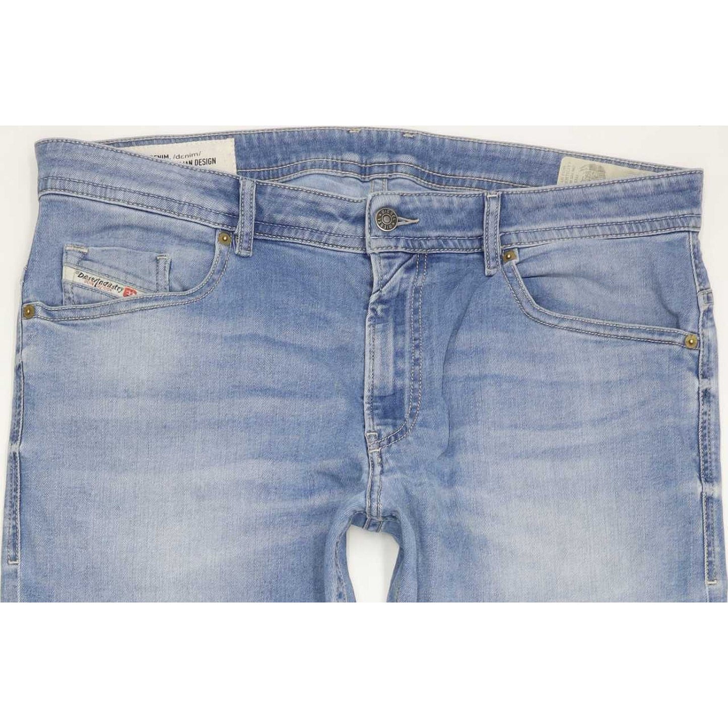 Diesel Thommer-X Men Blue Skinny Slim Stretch Jeans W37 L34