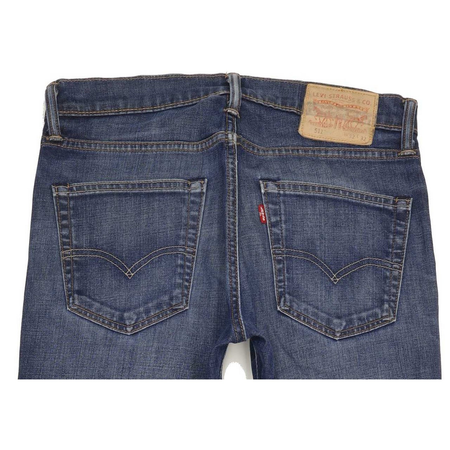 Levi's 511 Men Blue Straight Slim Stretch Jeans W32 L32