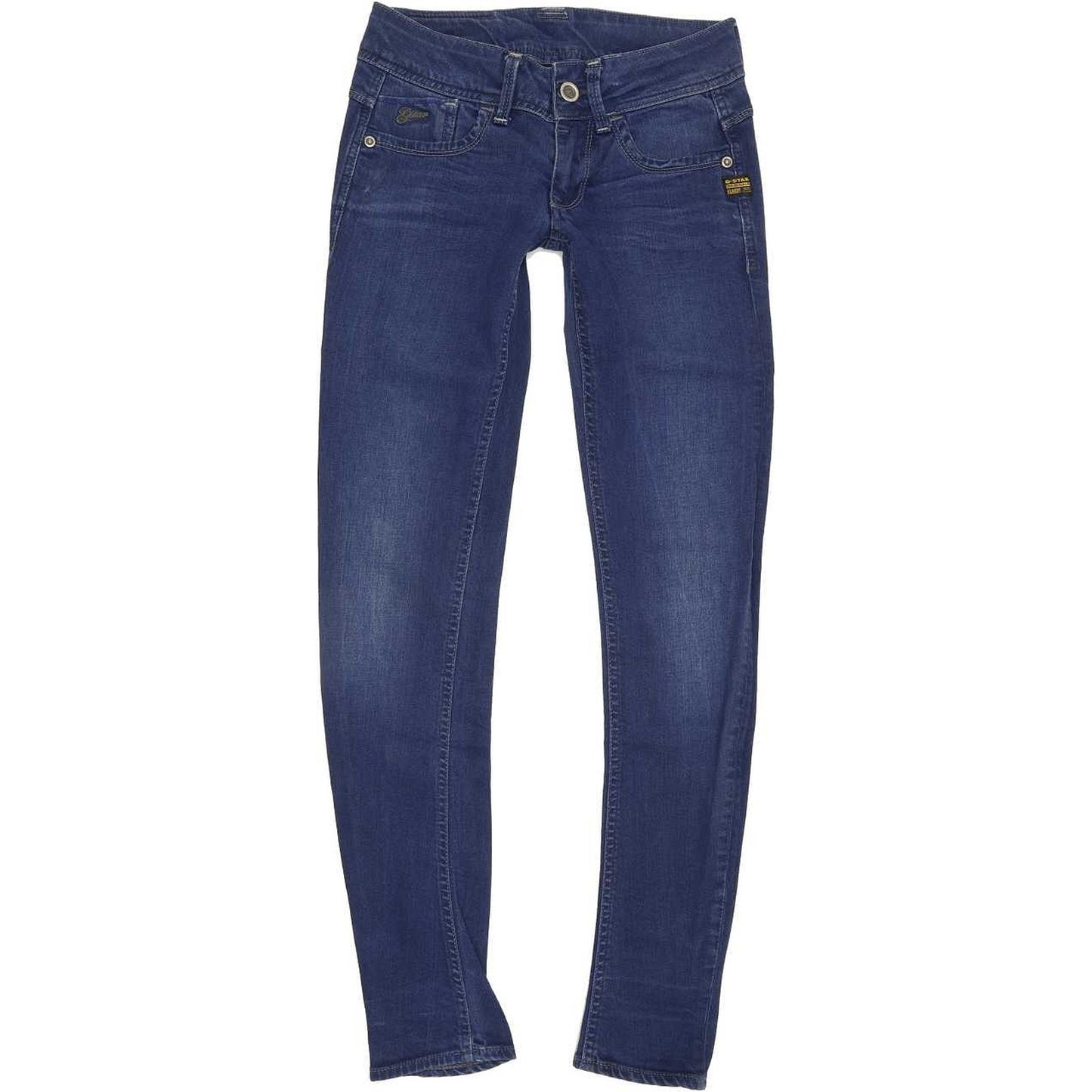 G-Star Lynn Women Blue Skinny Slim Stretch Jeans W25 L31