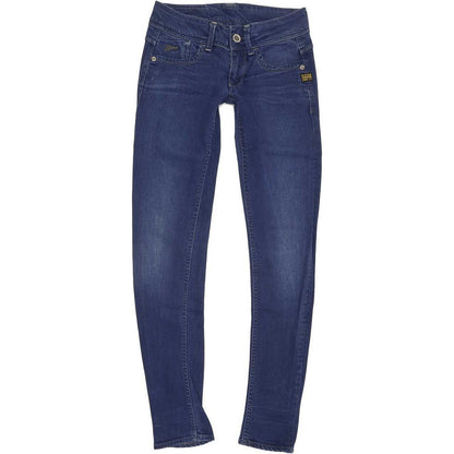 G-Star Lynn Women Blue Skinny Slim Stretch Jeans W25 L31