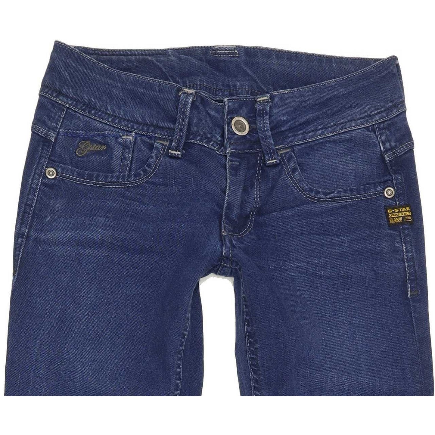 G-Star Lynn Women Blue Skinny Slim Stretch Jeans W25 L31