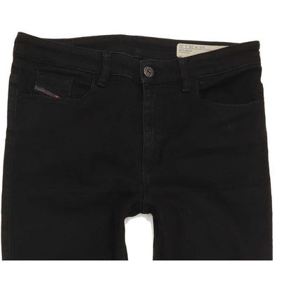 Diesel Skinzee-High Women Black Skinny Slim Stretch Jeans W28 L32