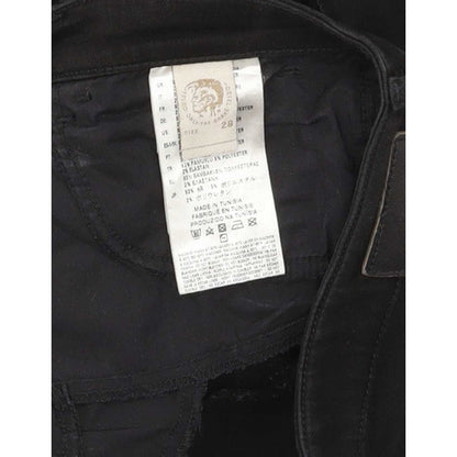 Diesel Skinzee-High Women Black Skinny Slim Stretch Jeans W28 L32