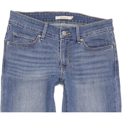 Levi's 711 Women Blue Skinny Slim Stretch Jeans W26 L30