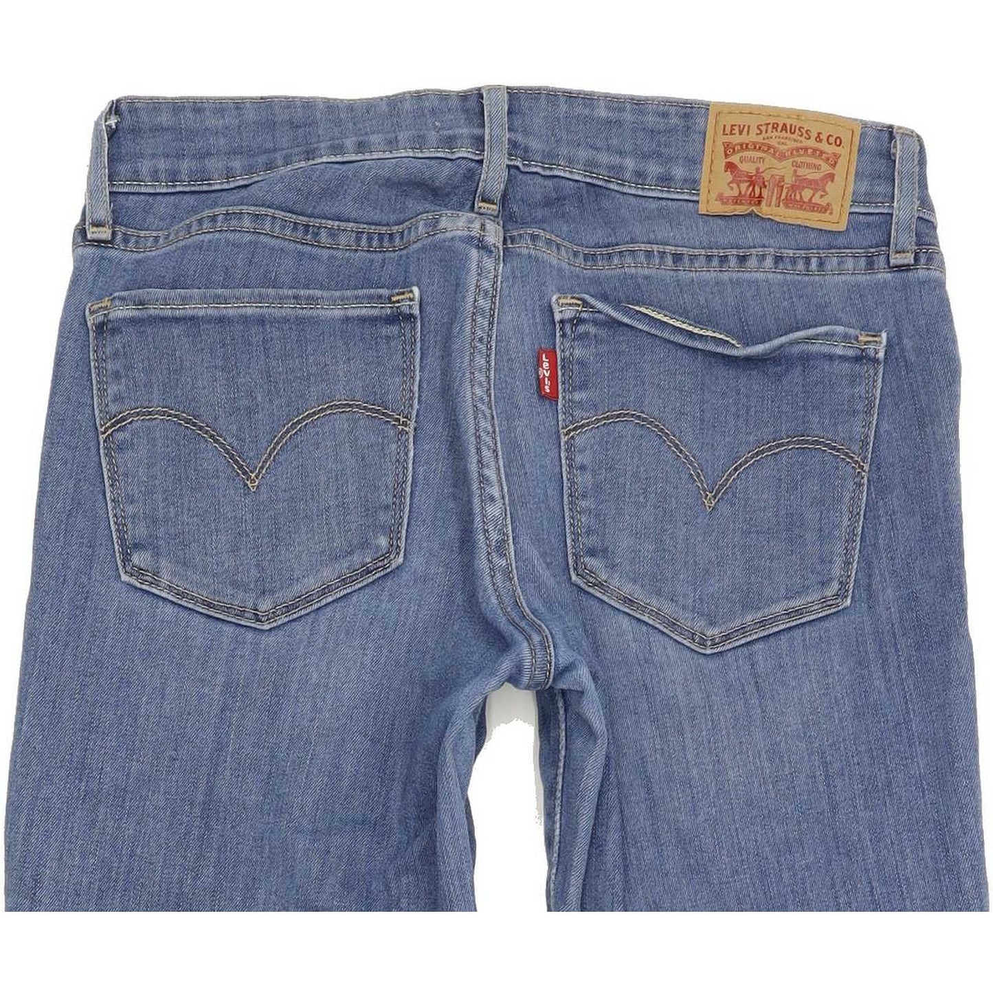 Levi's 711 Women Blue Skinny Slim Stretch Jeans W26 L30