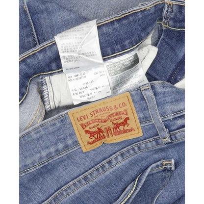 Levi's 711 Women Blue Skinny Slim Stretch Jeans W26 L30