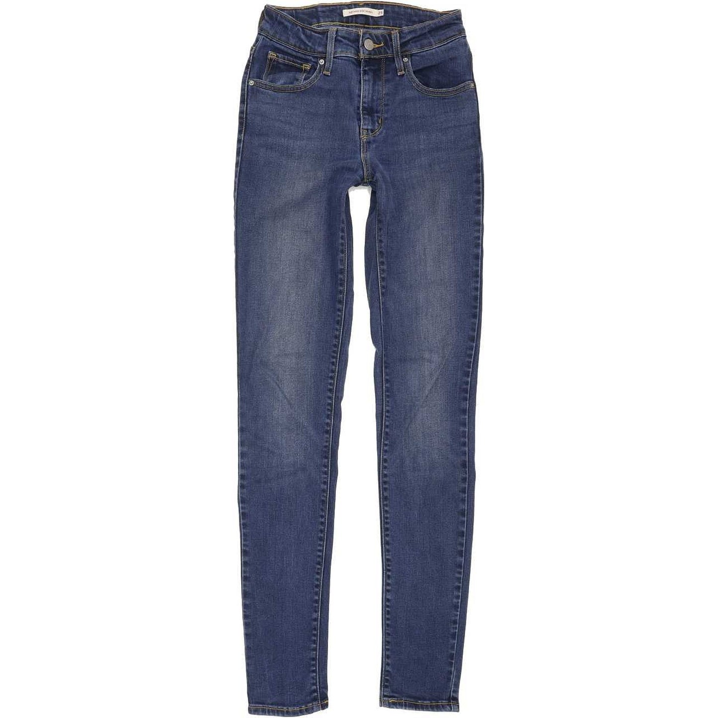 Levi's 721 High Rise Women Blue Skinny Stretch Jeans W25 L32