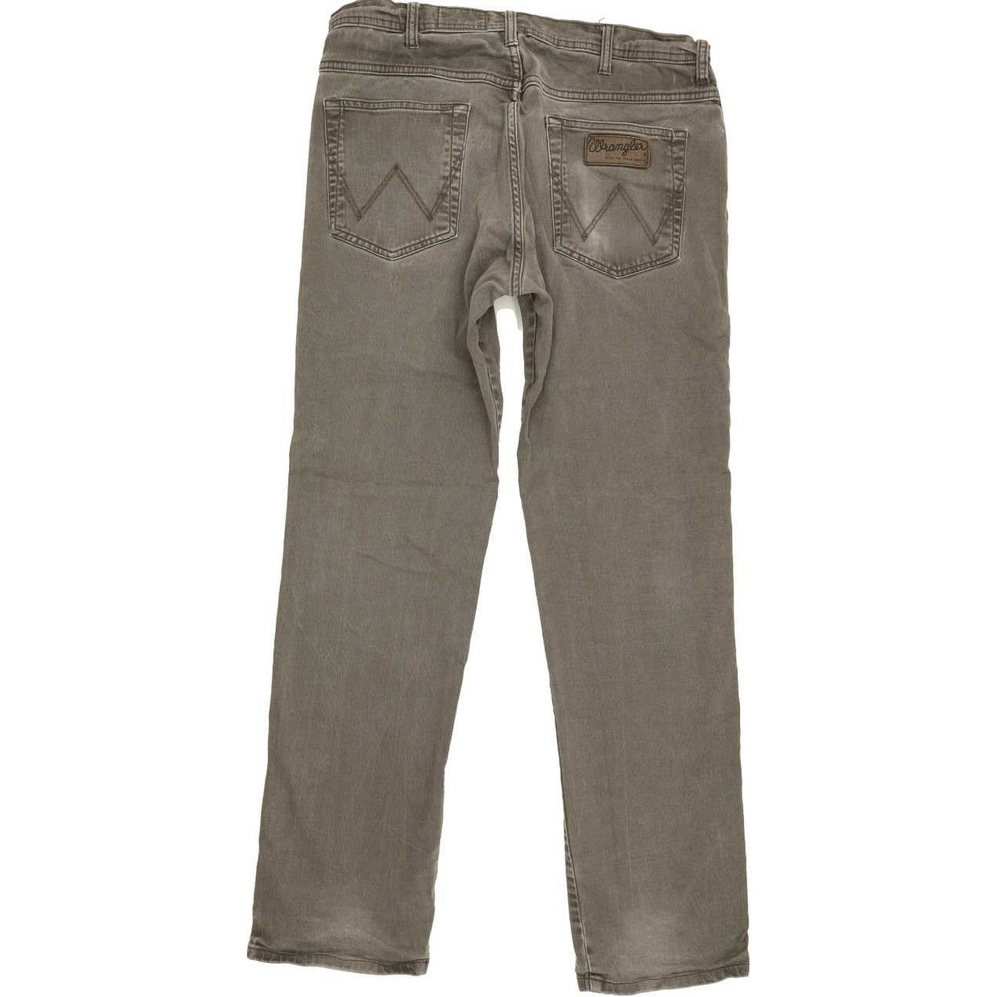 Wrangler Arizona Men Grey Straight Regular Stretch Jeans W34 L31
