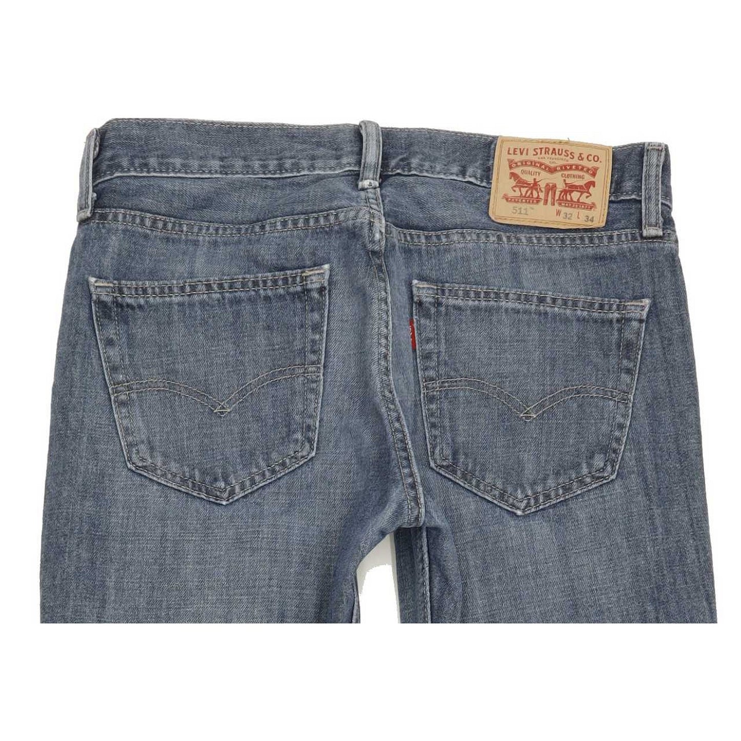 Levi's 511 Men Blue Straight Slim Jeans W32 L33