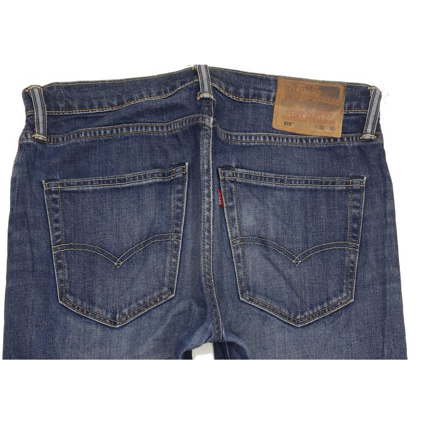 Levi's 512 Men Blue Tapered Slim Stretch Jeans W32 L29