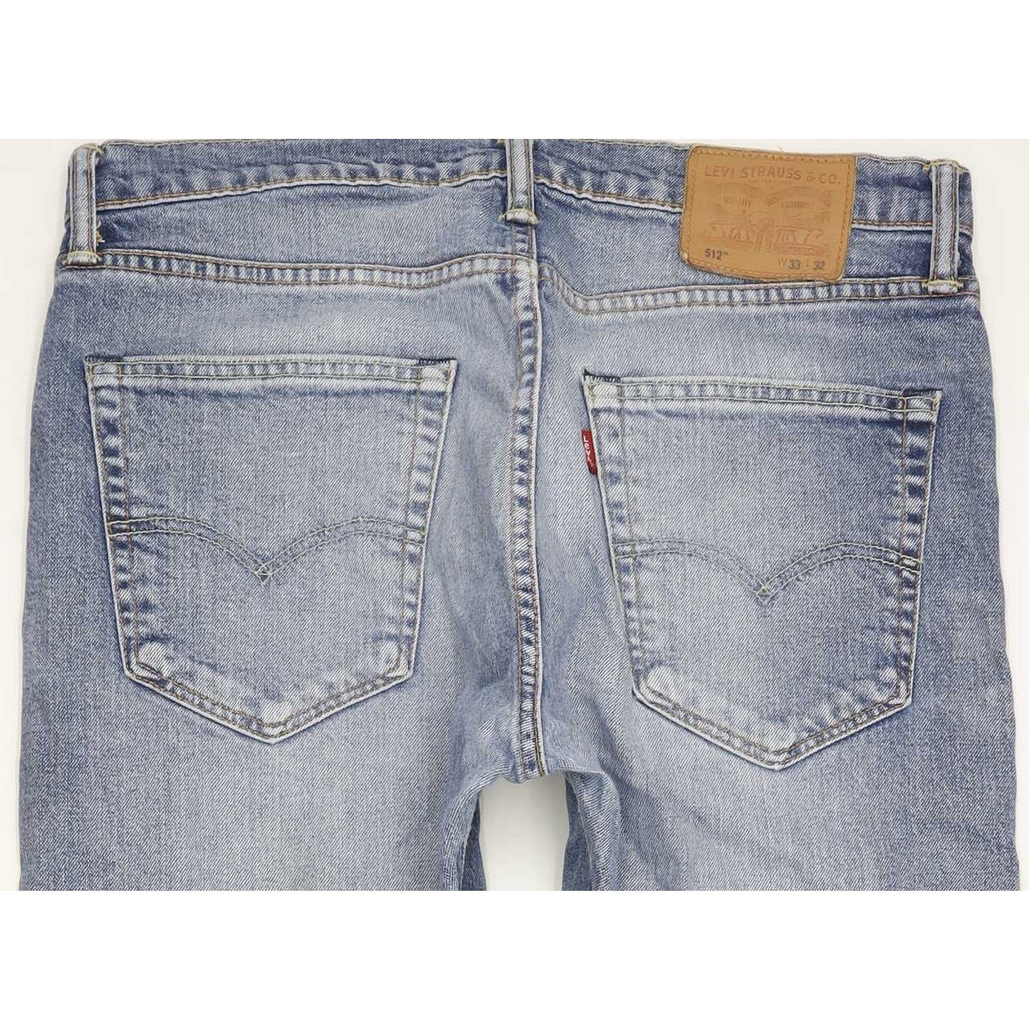 Levi's 512 Men Blue Tapered Slim Stretch Jeans W33 L31