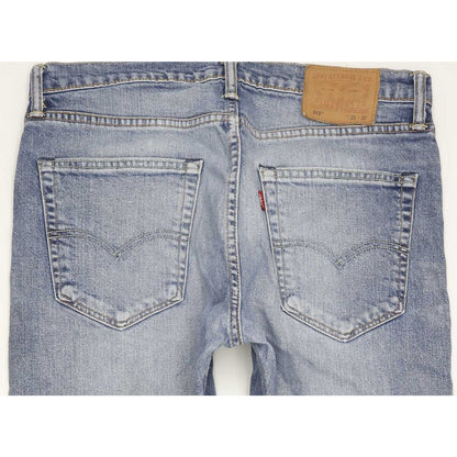 Levi's 512 Men Blue Tapered Slim Stretch Jeans W33 L31