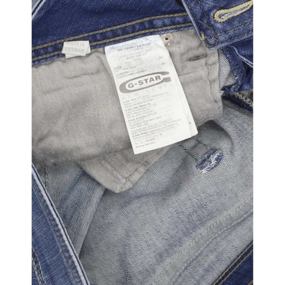 G-Star Ford Women Blue Straight Slim Stretch Jeans W27 L33
