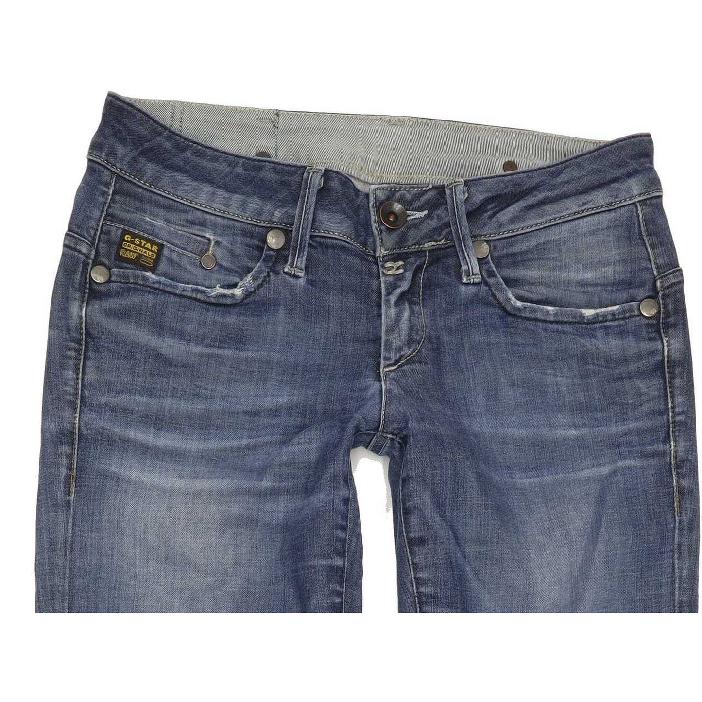 G-Star Midge Women Blue Bootcut Slim Stretch Jeans W27 L33