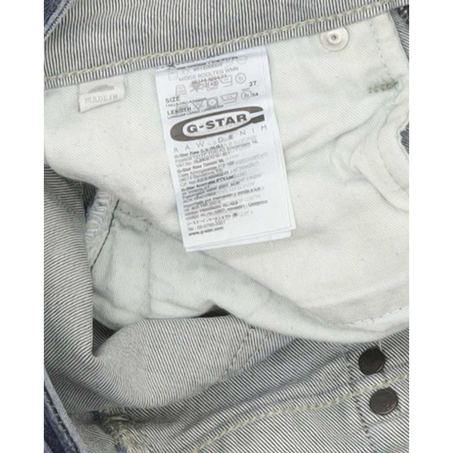 G-Star Midge Women Blue Bootcut Slim Stretch Jeans W27 L33