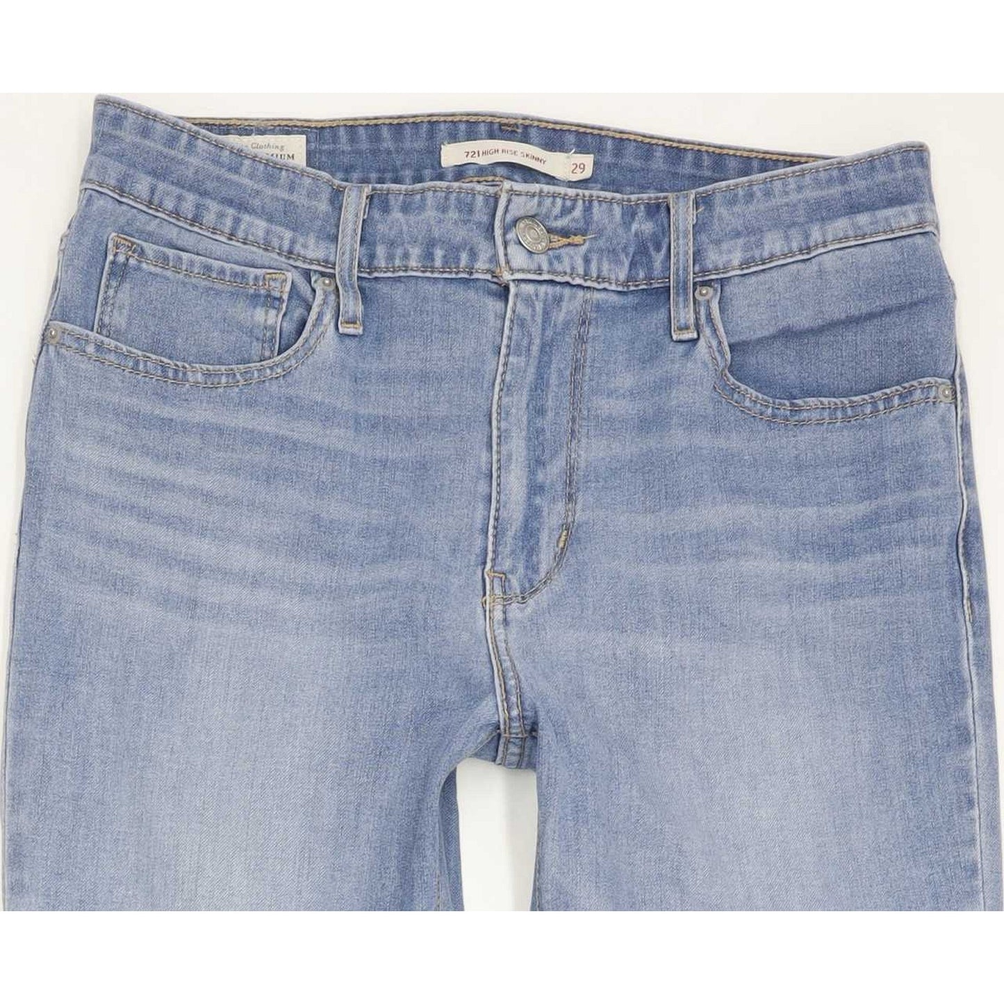 Levi's 721 High Rise Women Blue Skinny Stretch Jeans W29 L31