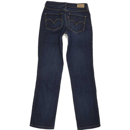 Levi's Bold Curve Women Blue Straight Classic Stretch Jeans W29 L31